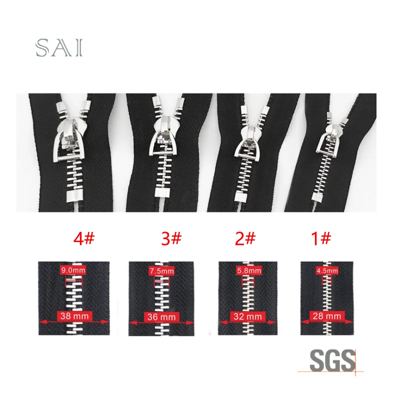 Wholesale Low Price Garments Slider Head Zipper Head Zinc Alloy Slider Head