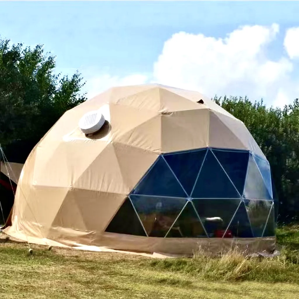 Высокобезопасная зимняя уличная парусиновая палатка из ПВХ для отелей кемпинга курортов и ванных комнат