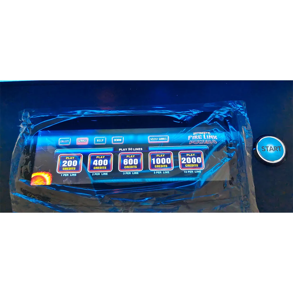 USA popular 43 inch vertical curved touch screen power link arcade game machine