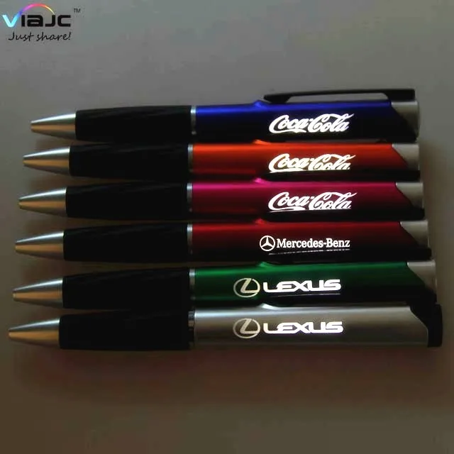Brand new creative and unique design 4 in 1 engraving logo light up LED pen stylus phone holder stand pen for promotion