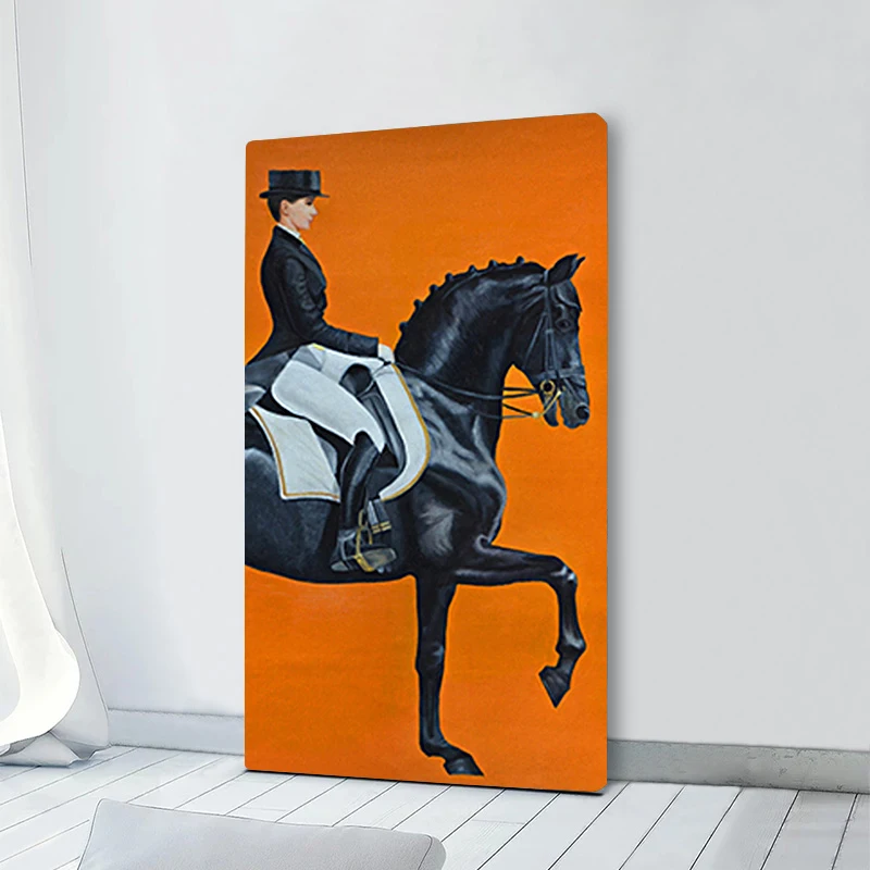 handmade oil on canvas animal wall art painting horse painting Modern Times wall art