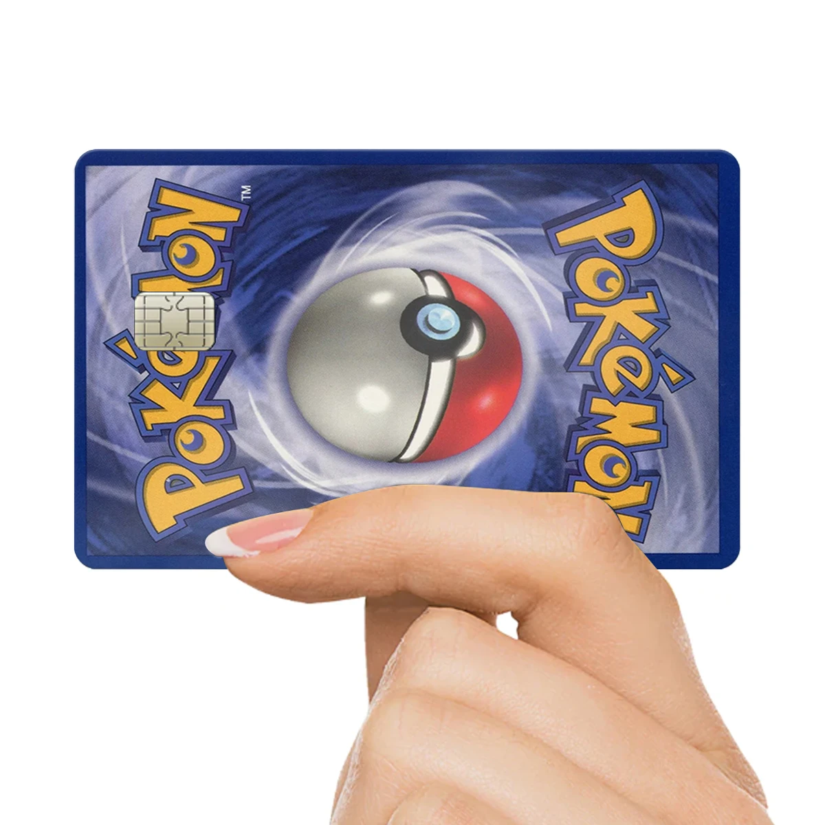 Free Design Custom Removeable ATM Pokemon Card Skin Stickers