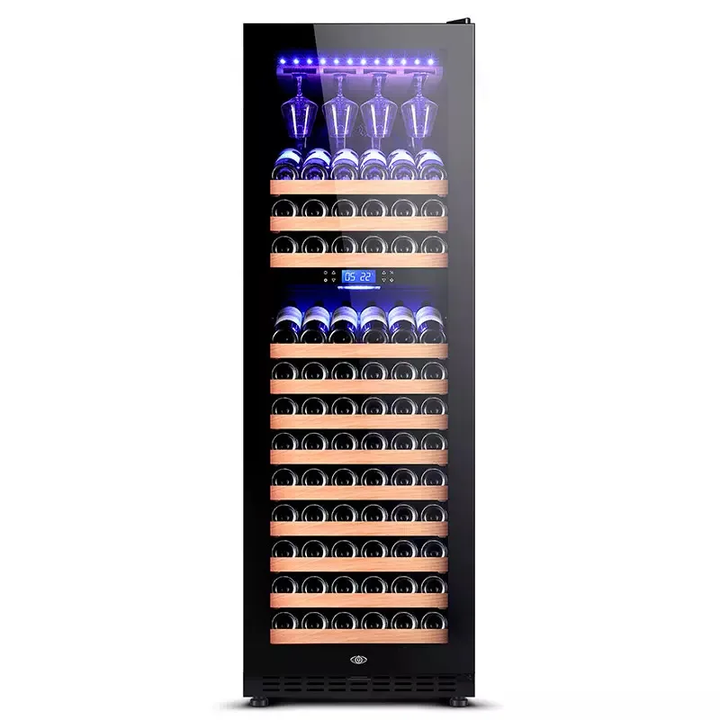 VANACE 600mm Outdoor Under Counter Dual Zone Double Wall Electronic Ice Mini Fridge Wine Cooler