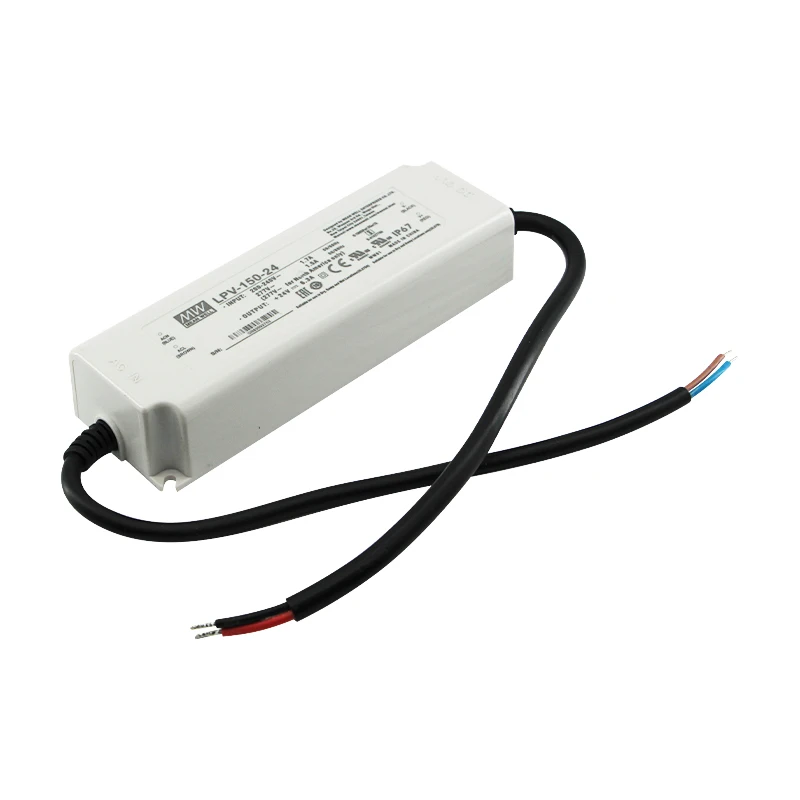 Mean Well LPV-150-24 Switching Power Supply 110V/220V Ac To Dc For LED Signal 150w 6.3A LED Strip Led Driver 24V