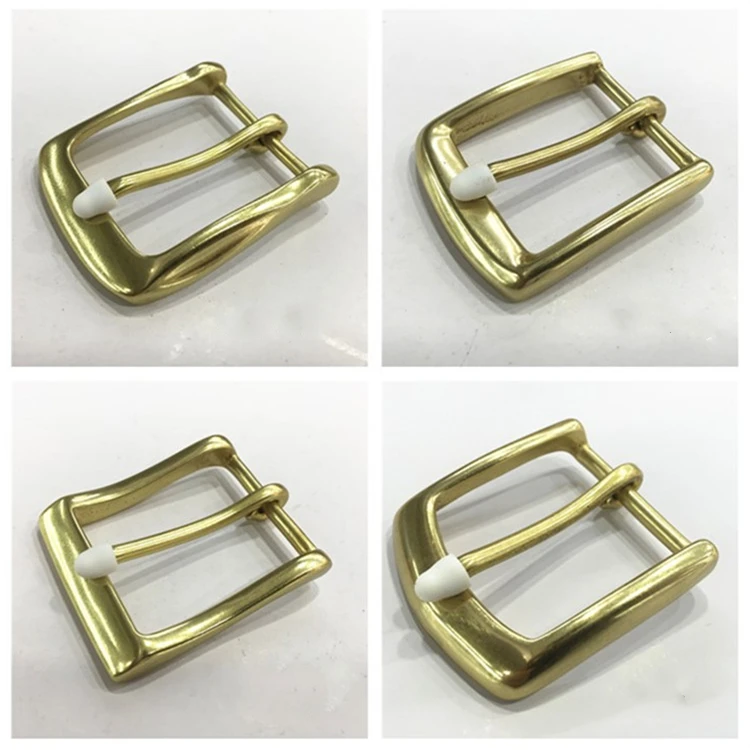 Custom Design Wholesale Solid Brass Pin Metal Belt Buckle Name For Men Blanks Logo Fancy Buckle