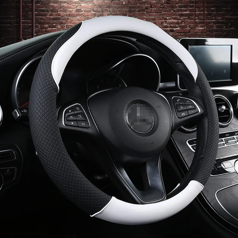 Car Interior Accessories Leather Steering Wheel Cover