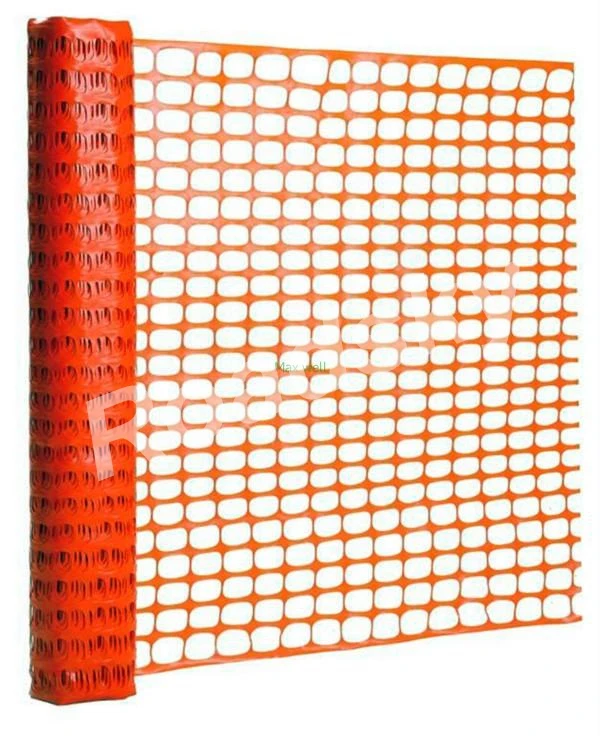 
china factory price orange warning plastic safety fence 