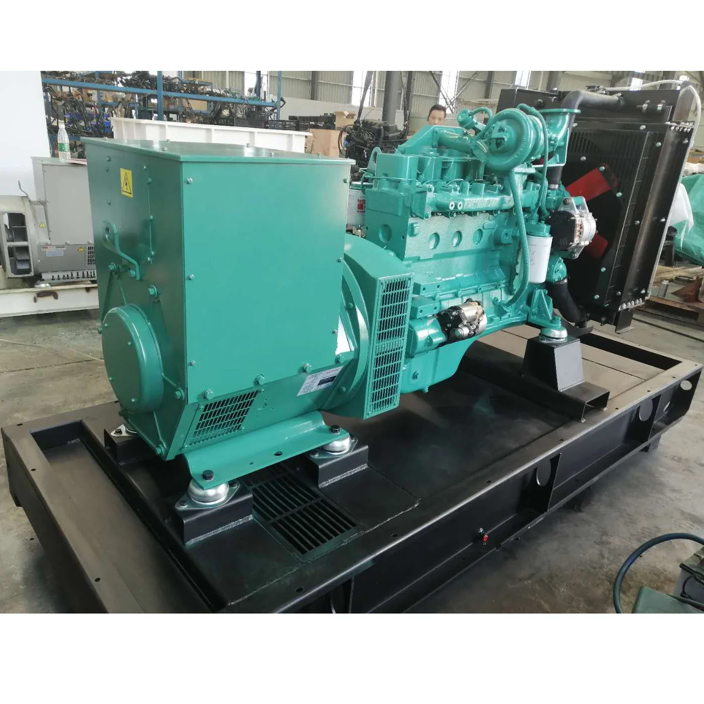 6 Cylinders 50Hz water-cooled 100 KW power electric generator silent 120 KVA diesel generator by 6BTA5.9-G2