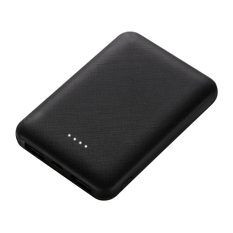 Factory Price Promotional Gift Custom Logo Portable Power Bank 5000mah Slim Pocket Credit Card Power Bank for Mobile Phone