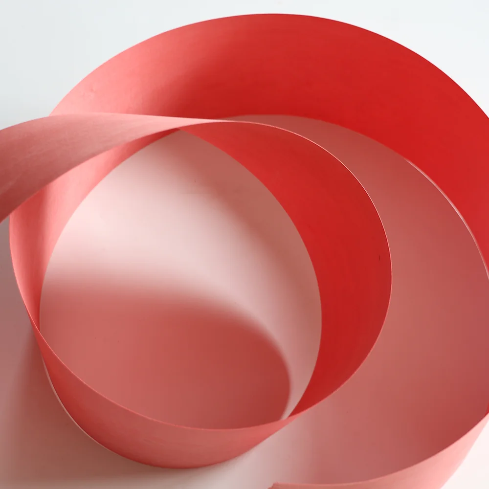 Greenland Natural Dyed Colorful Wood Veneer Maple Green Blue Red Gray Yellow Black Orange Design For Panel Furniture Cabinet