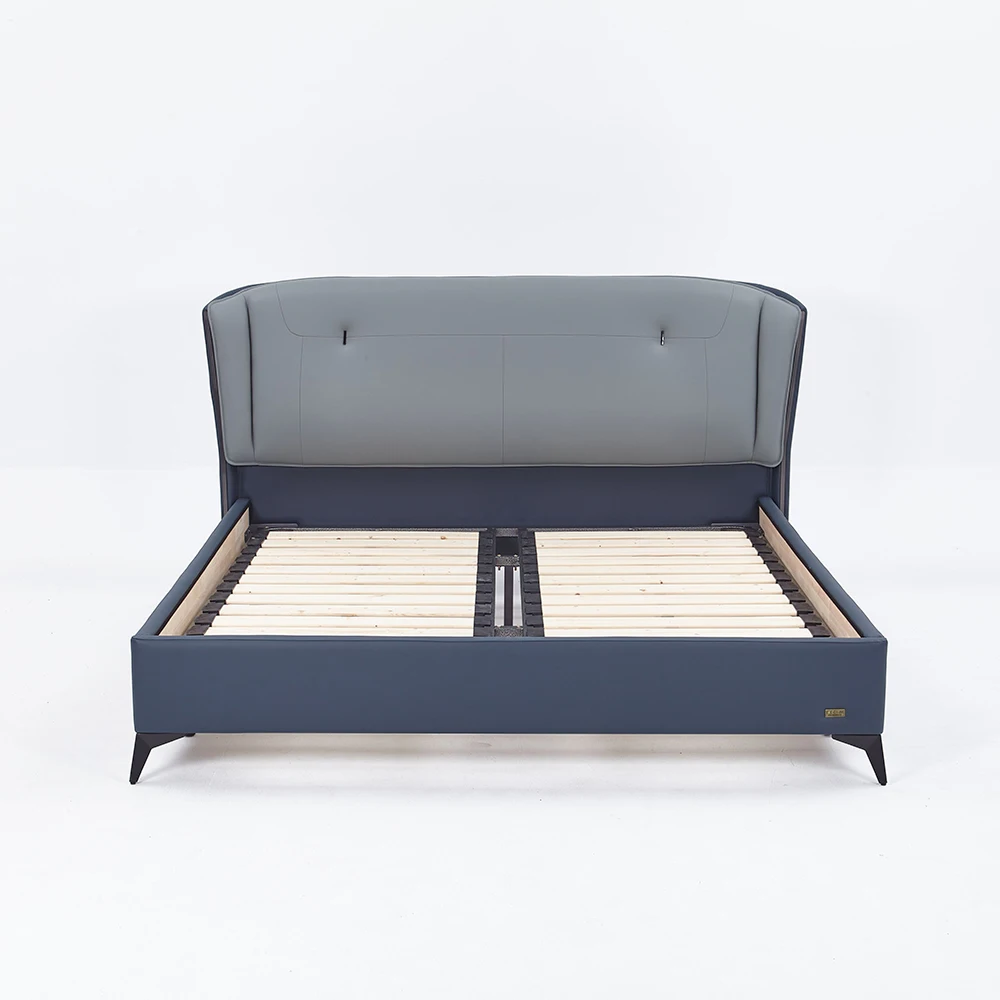 Factory Direct Supply Wholesale Modern Bedroom Furniture 1.8m Customizable European Style King Size Bed