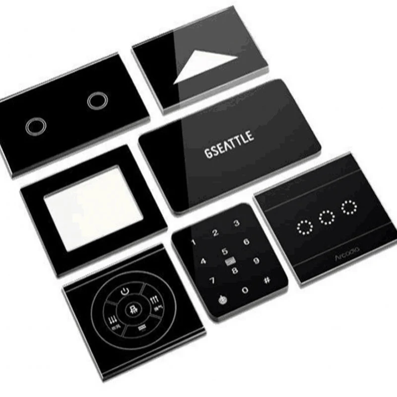 0.5mm - 3mm thickness oem wholesale custom resistant scratched tempered printing gorilla glass