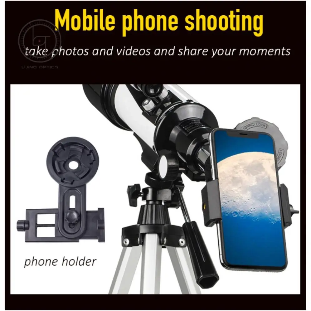 Travel FMC Lens Kids Gift 16-40x70 Astronomical Telescope with Carry Bag Tripod telescope astronomical