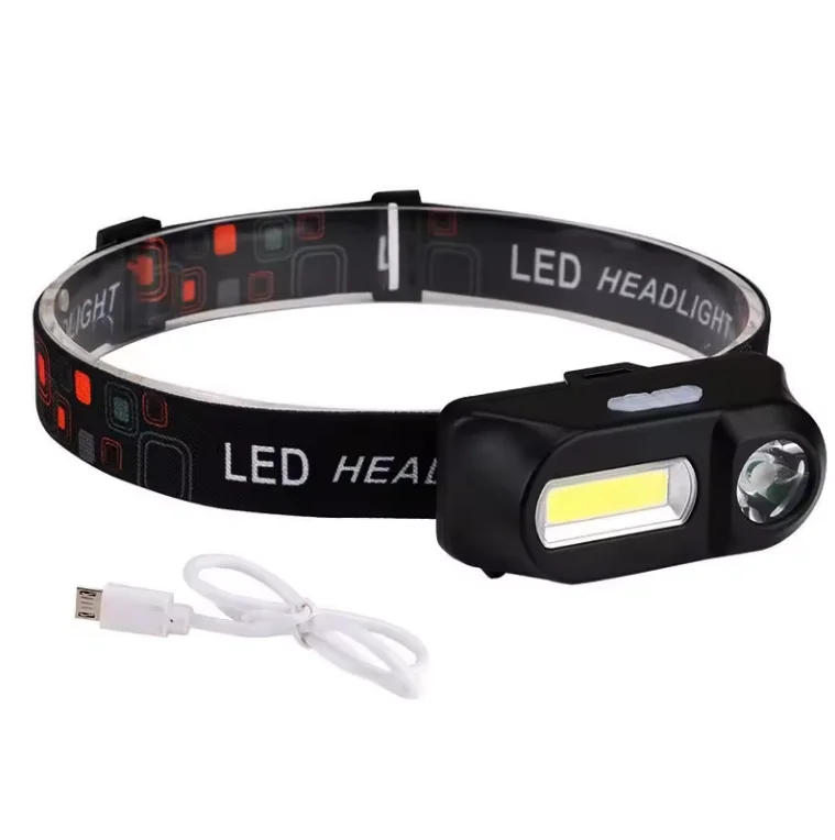 GOLDMORE 2 Factory USB Rechargeable Multifunctional LED Headlamp COB Glare Outdoor Camping Fishing Emergency Head-mounted Torch
