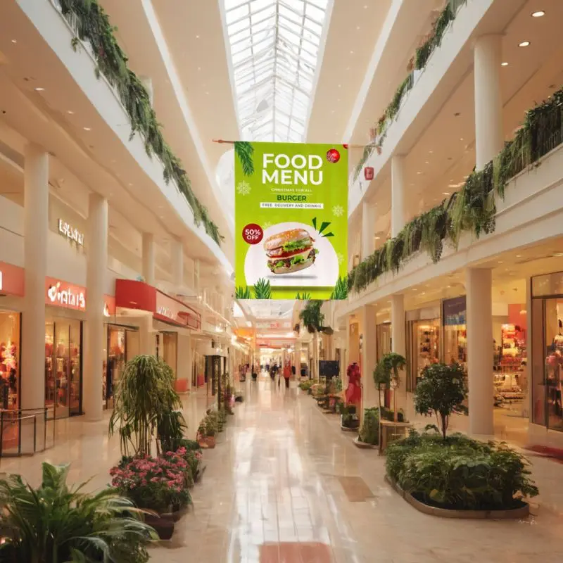 Custom Outdoor Large Wall Hanging Signs Promotional Advertising hanging banner for business