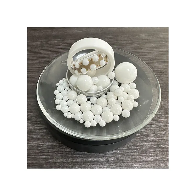 High Alumina  Hot sales 3mm 10mm 25mm 25.4mm 90% zro2 ceramic ball Zirconia Ceramic Balls