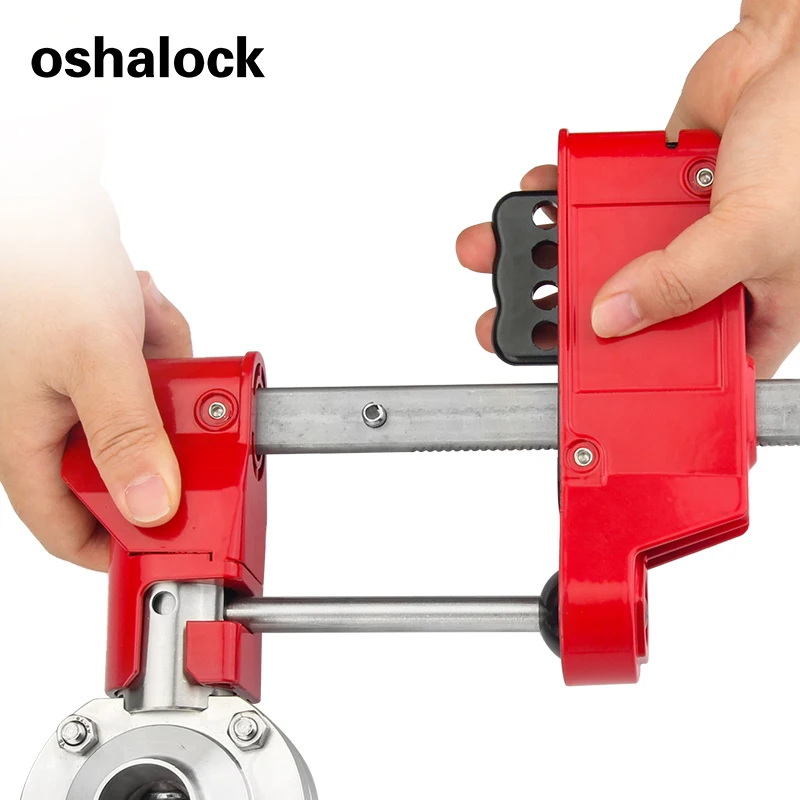 oem adjustable Pull-handle Butterfly Valve Lockout Suitable to Overhaul of lockout-tagout equipment