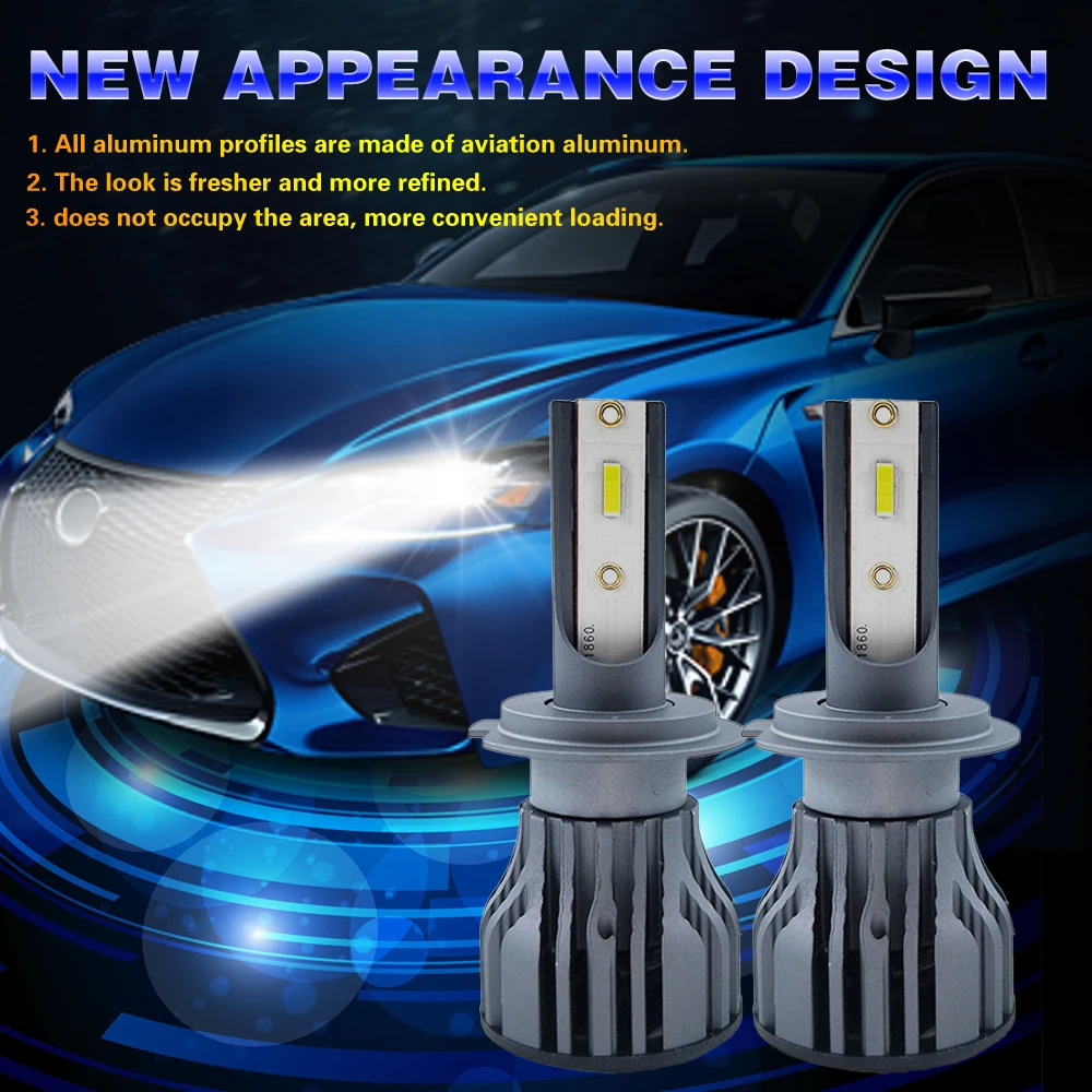 
automotive accessories led headlight csp bulb car laser led headlights for sale 