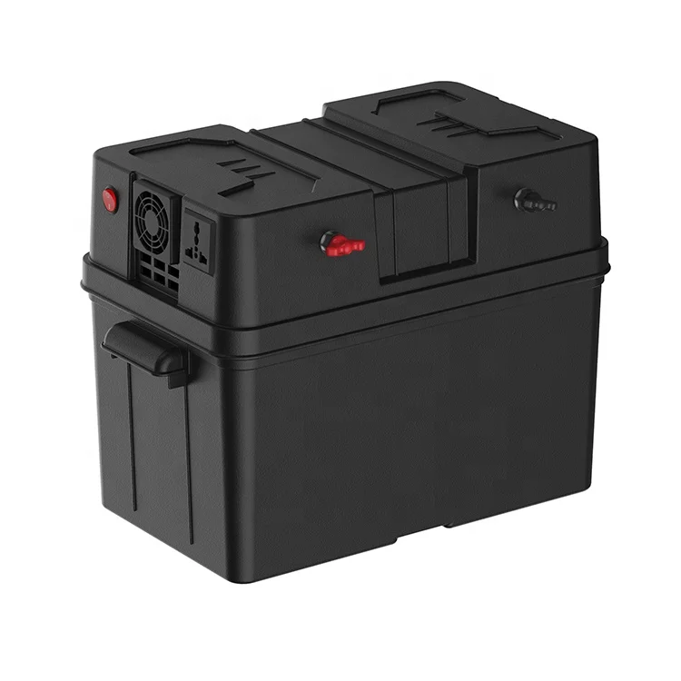 12V 24V Caravan Marine Outdoor Camping Travel Waterproof Battery Box 110V Output voltage Power bank with 500W Inverter