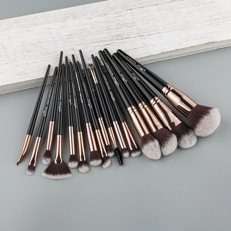 16Pcs Tresluces Brushes Professional Foundation Eyeshadow blending Face Cosmetic Makeup Brush Set
