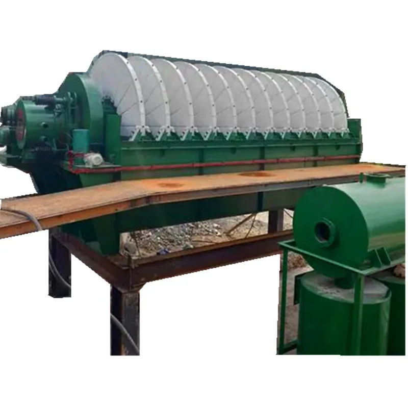Disc Filter Press Sewage Treatment Equipment Ceramic Vacuum Filter Stainless Steel Solid Liquid Separation Machine