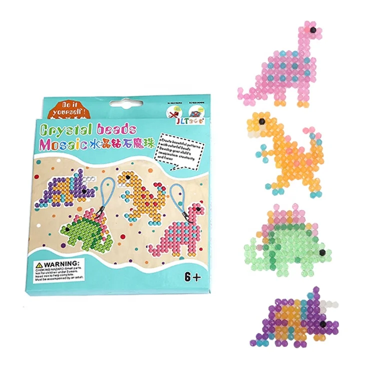 Wholesale Popular Toy Water Beads Educational Toys 3d Diy Craft Kit Dinosaur Painting Kit