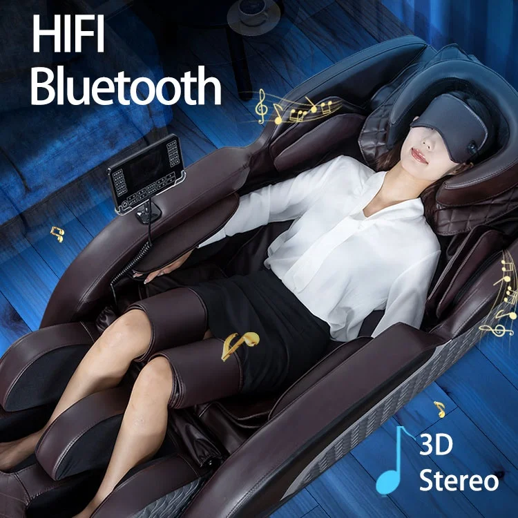 2023 Hot Sale Electric Folding Chair Massager Full Body 4d Zero Gravity New Luxury Massage Recliners Chair Office and Home