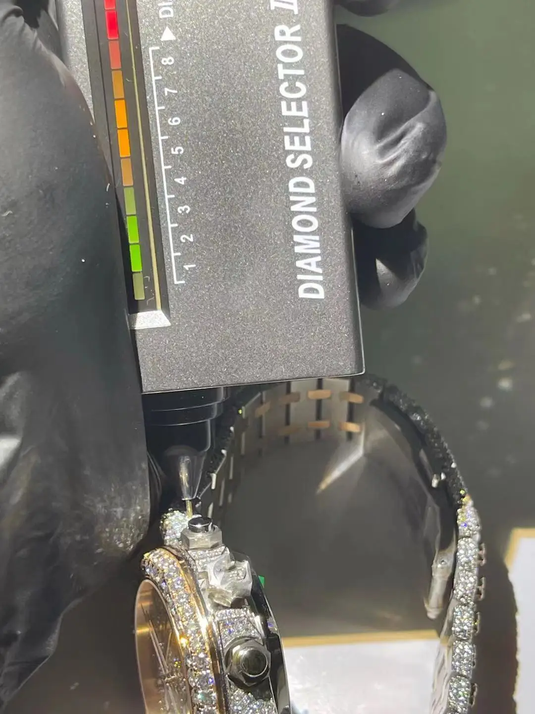 Bust down watch Full Iced out Diamond Watch Steel Body Moissanite Diamond Wrist Watch Handmade Iced Out Diamond Jewelry