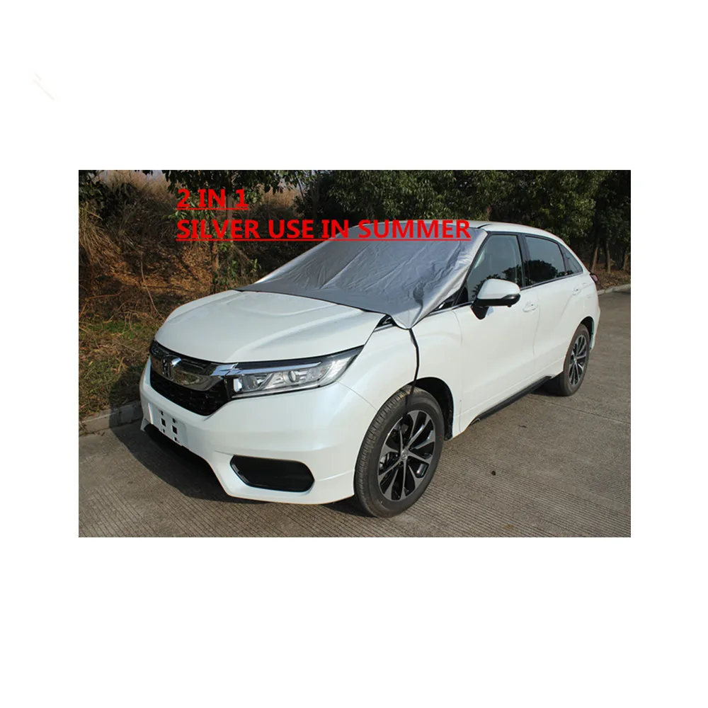70*50 inch Polyester Silver Coated Car Sun windshield snow Cover