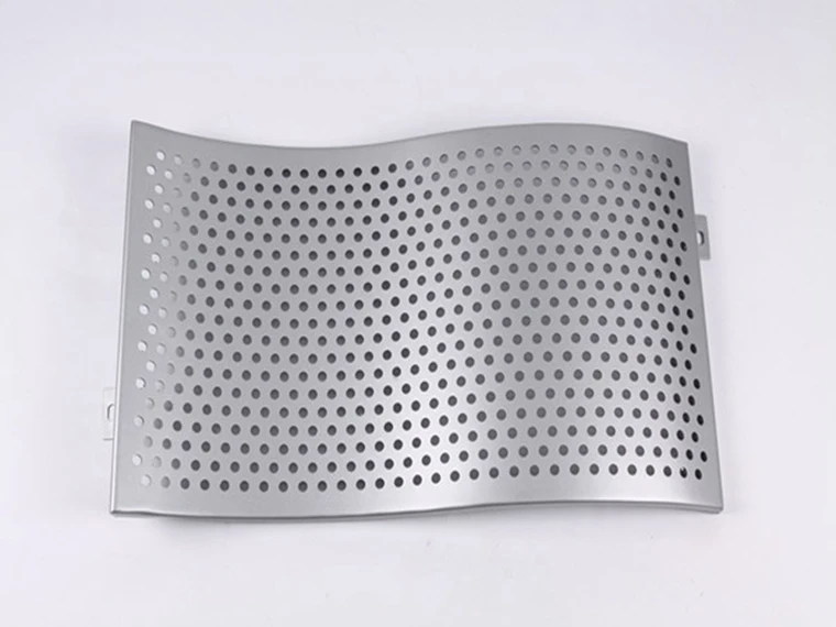 OFDT laser cut expanded metal mesh ceiling wall decoration panel aluminium plate price laser cut cladding profiles