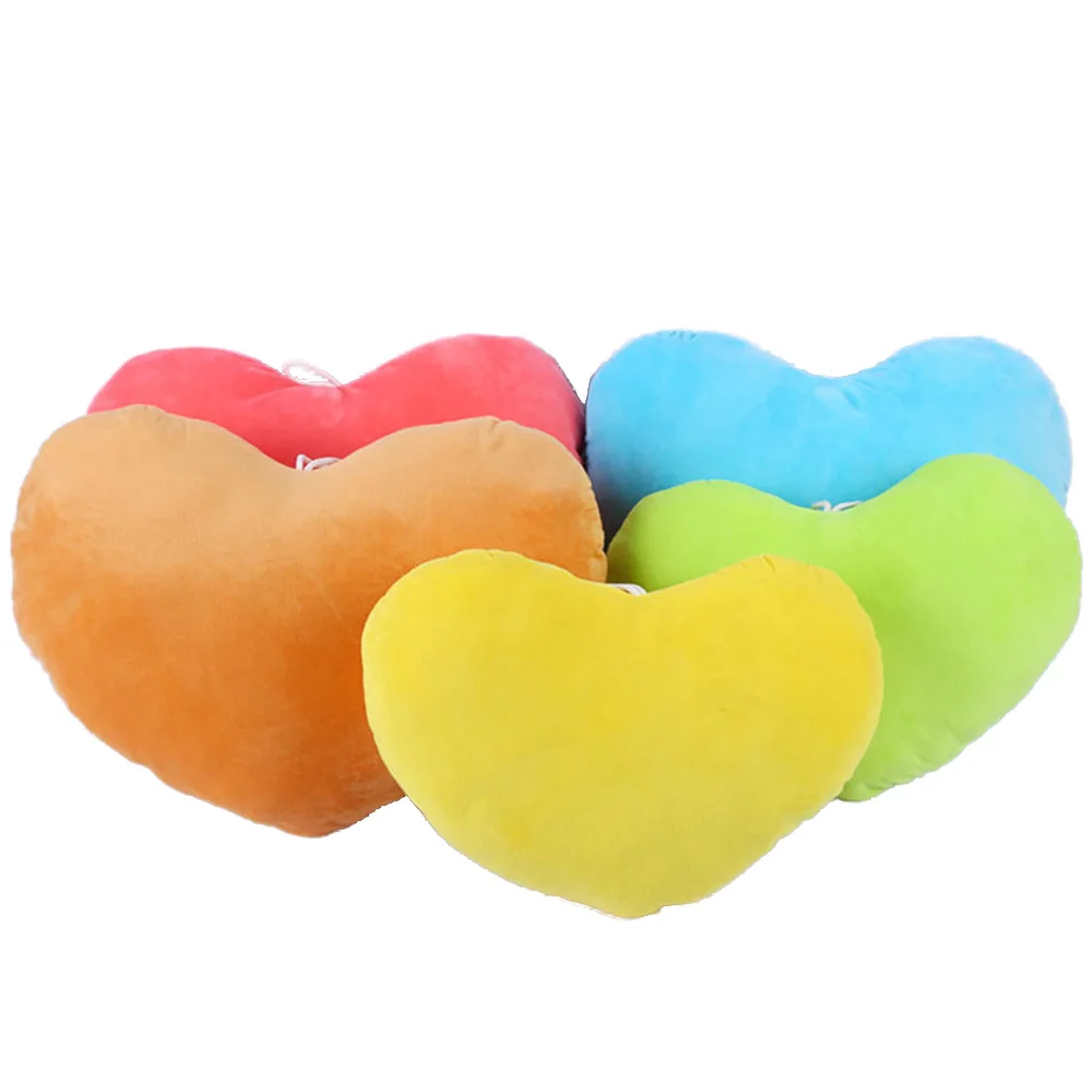 Wholesale Customized Heart Shaped Plush Throw Pillow Toys Valentine Day Plush Heart Pillow Decoration