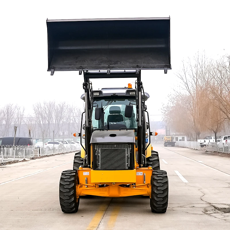 Cheap New Diesel CE Epa Engine Large Mini Retroexcavadora Farm Tractor Backhoe Excavator Loader 4x4 Backhoe