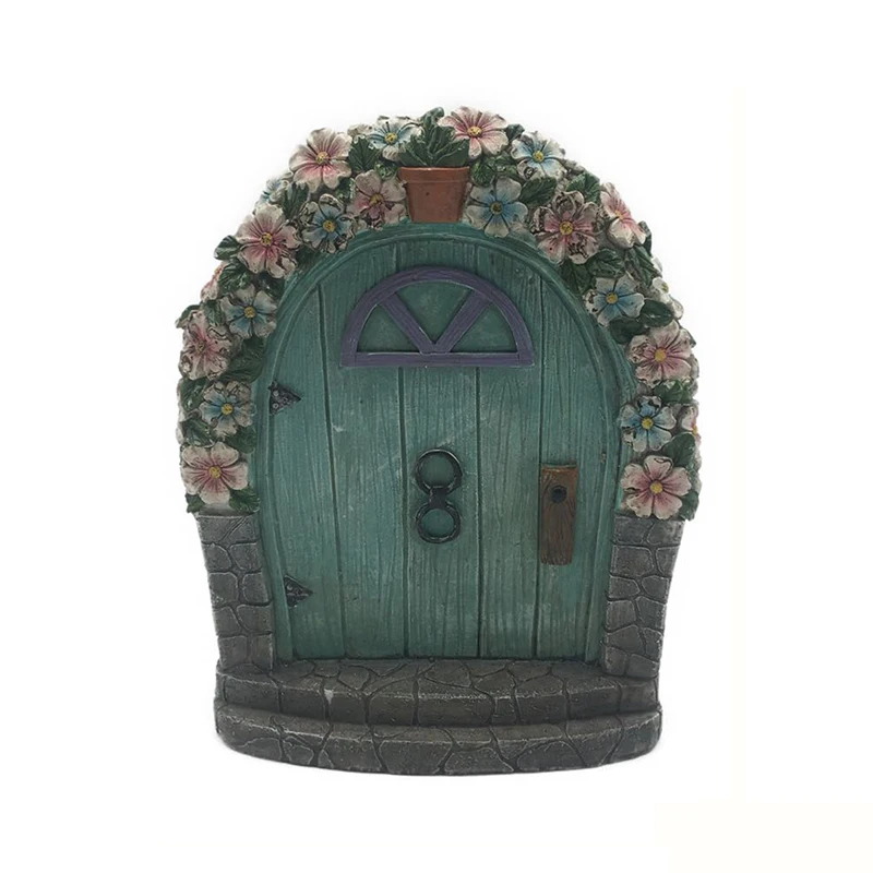 New Design High Quality resin gifts for garden decoration fairy garden door accessories