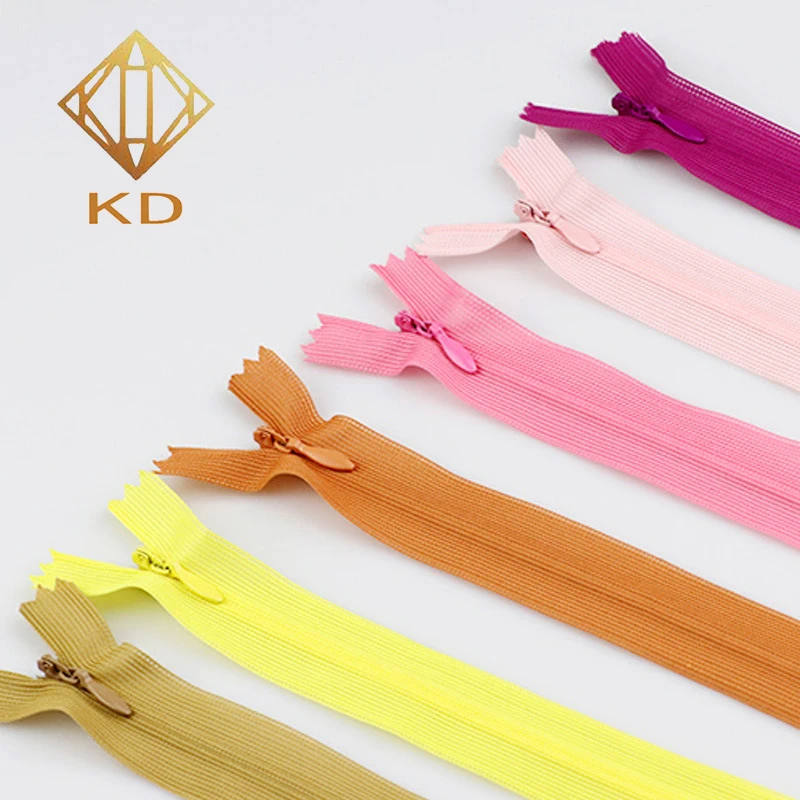 Low price eco-friendly lace type hidden zipper  for dresses