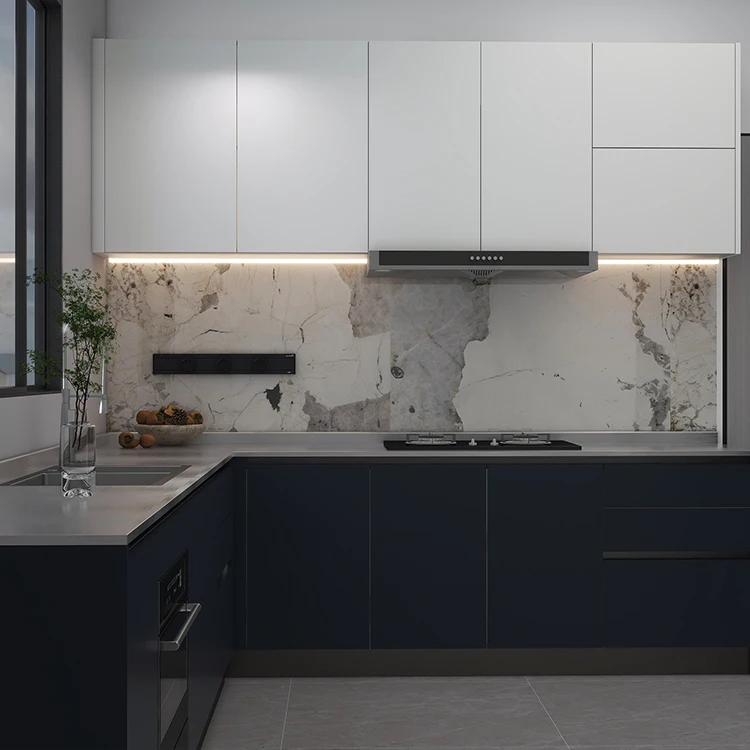 Factory price stainless steel kitchen cupboards small kitchen cabinets kitchen set furniture with best price