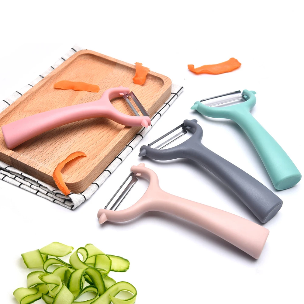 Hot Sale Kitchen Gadgets Vegetables Fruits Potatoes Apple Tools Multifunctional Peeler With Plastic Handle