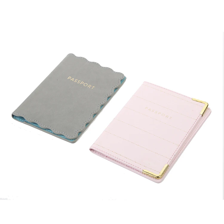 Amazon promotion gift pu leather refill style customized design passport holder