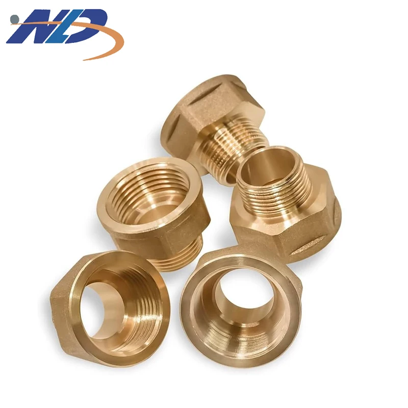 NLD 1/2 3/4'-1 3/8' Male to Female Threaded BSP BTP NPT Connectors Hose Brass Adapter