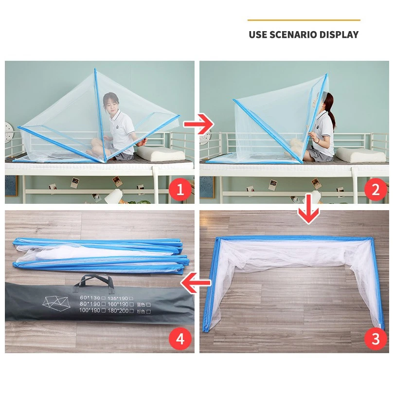 OEM размер складная москитная сетка складываемая Складная для кровати