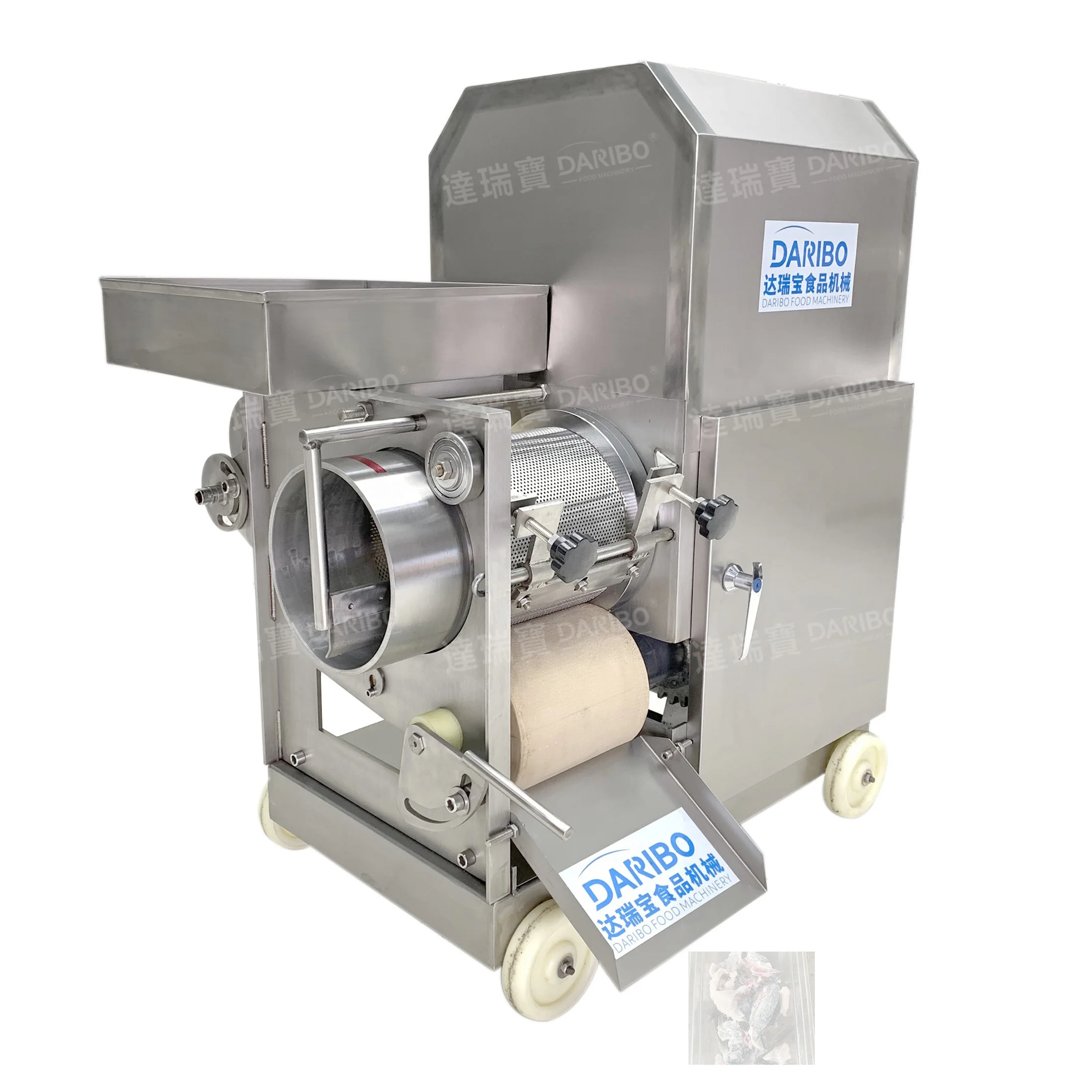 Food Grade Material Fishbone Removal Machine Tilapia fish bone and skin removal machine Pangasius Fish Meat Extraction Machine