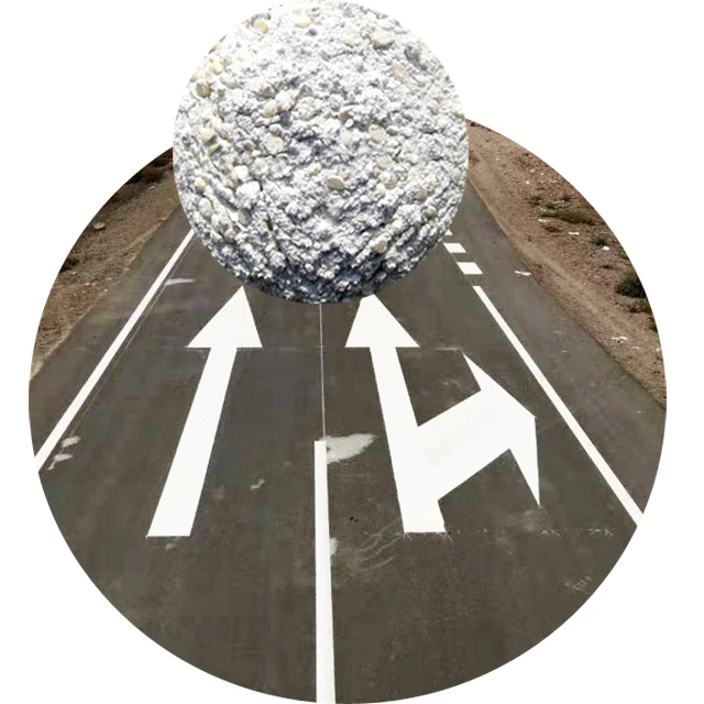 Thermoplastic Yellow Reflective Powder Coating White Sign Hot Melt Raw Material For Road Marking Paint