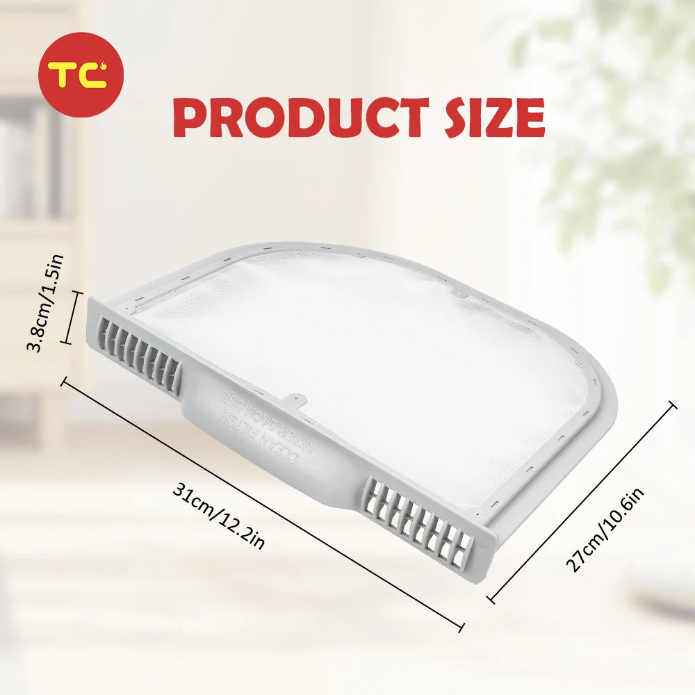 5231EL1001C Dryer Lint Filter Replacement for LG & Kenmore Dryers AP5248138 PS3527575 DLE4870W Dryer Lint Filter