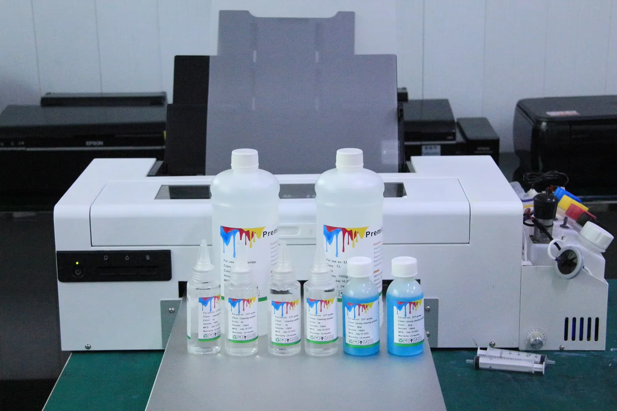 Dtf чистящий раствор жидкий 1000 мл для Epson Xp600 L1800 P600 P800 Dx5 I3200 принтер ПЭТ-пленки