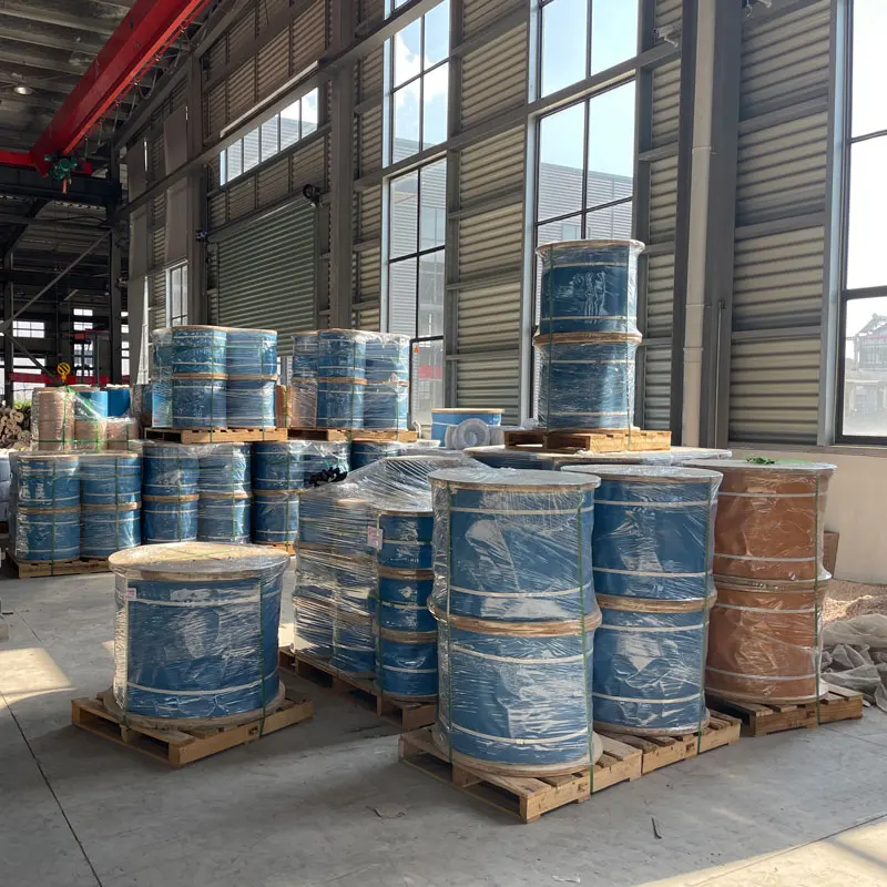 Chinese Professional 7X19 Bright Mature Technology Pvc Coated Steel Wire Rope