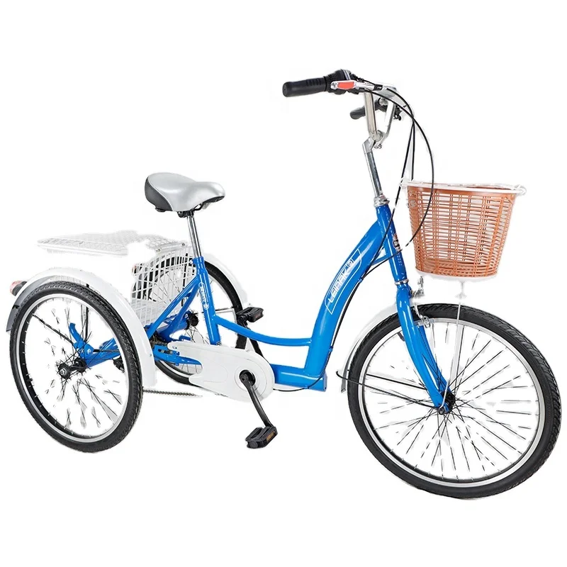 2023 Newest Model Colors OEM 24 Inches variable Speed High Carbon Steel Bicycle Tricycle for adults