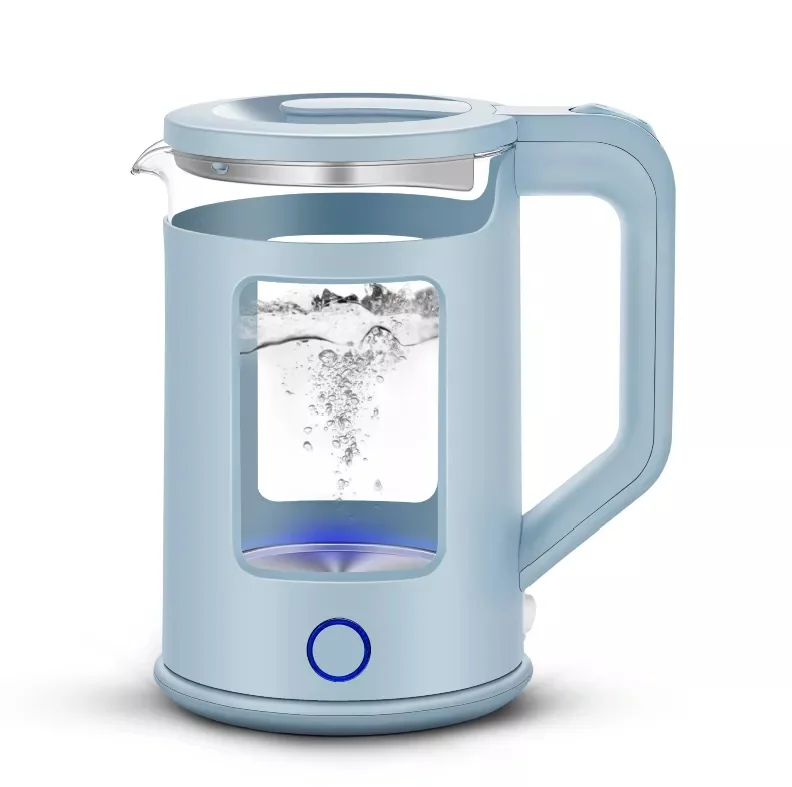 High Quality Wholesale 1.8L Household Double Wall Glass Electric Kettle