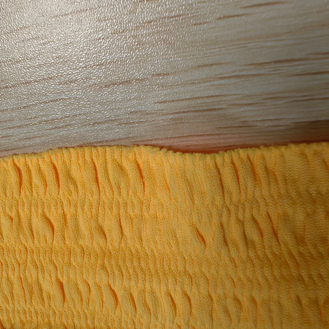 Customize  UV50+ Silk-Like  Crinkle  99%  Nylon  1%  Spandex Biflex  Fashion Bikini Swimwear  Dress