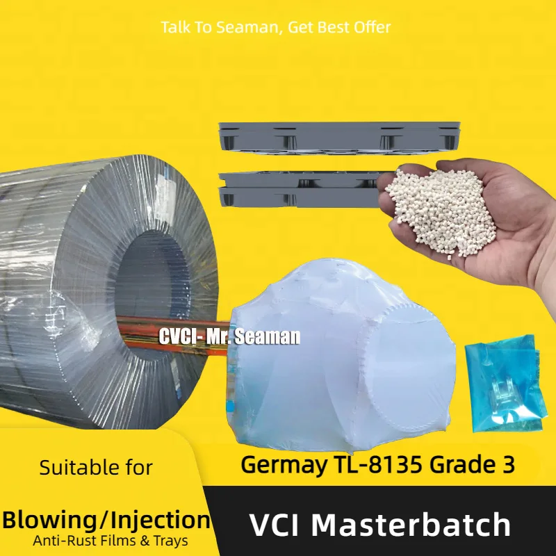 Germany TL-8135 Locally Tested Grade3 Good Corrosion Protection Blowing/Casting/Thermoforming/Injection VCI Master Batch