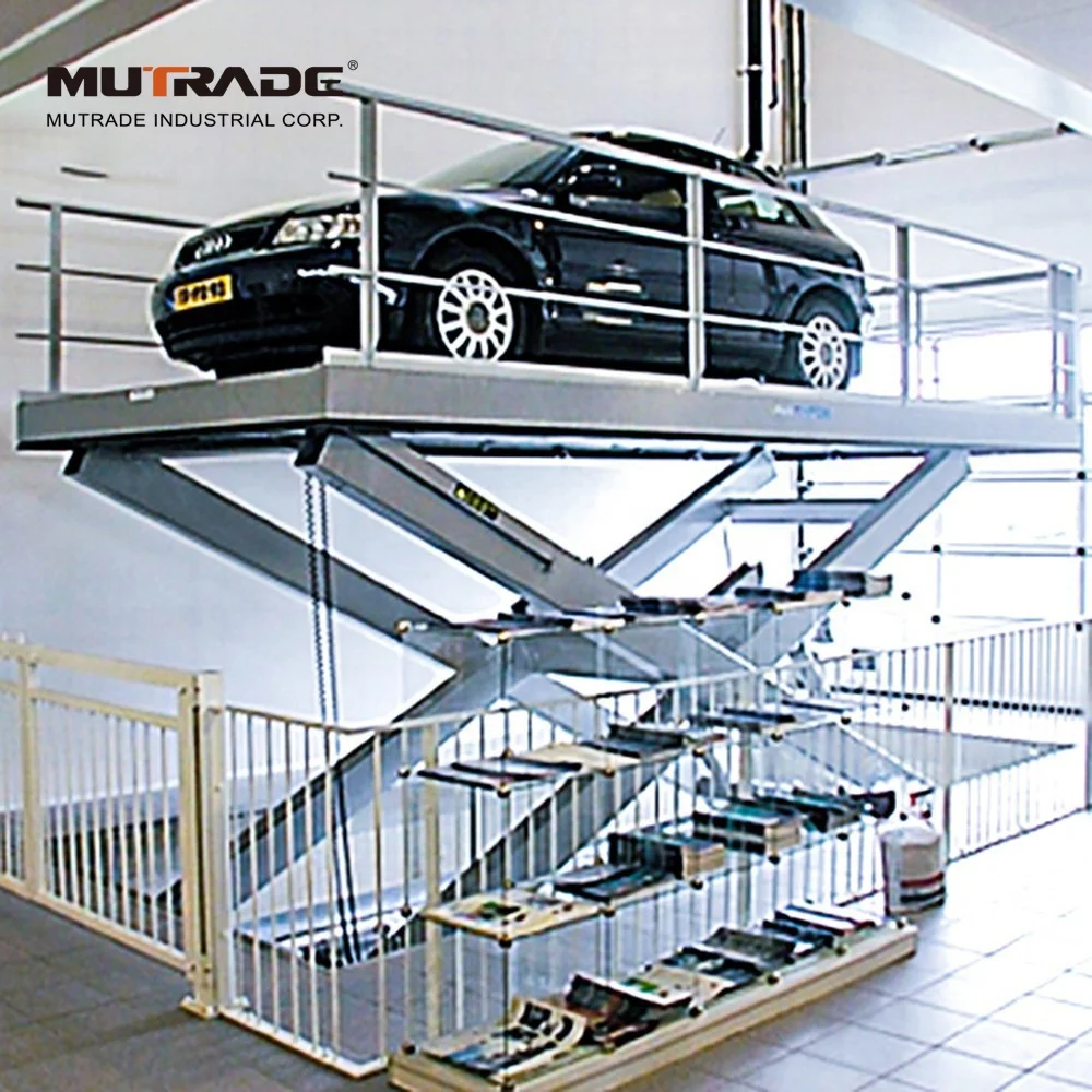 Hydraulic Car Lifting Platform Floor to Floor Home Elevator Scissor Car Lift