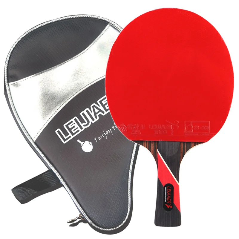 Top quality table tennis racket training and competition carbon offensive high-elasticity 6 star ping pong paddle